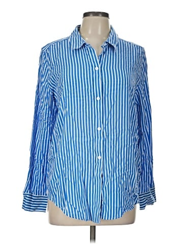Liz Claiborne Long Sleeve Button-Down Shirt (view 1)