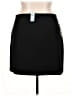 LOFT Versa 100% Polyester Solid Black Casual Skirt Size 14 Petite - photo 2