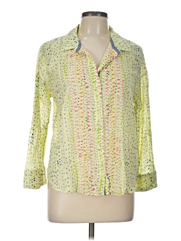 Nic + Zoe 3/4 Sleeve Button-Down Shirt (view 1)