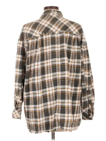 BDG Long Sleeve Button-Down Shirt (view 2)