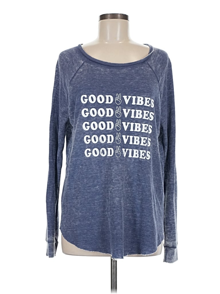 Pre-owned Grayson Threads Long Sleeve T-shirt In Blue