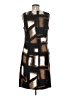 Venus Graphic Brown Cocktail Dress Size 6 - photo 2