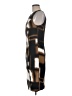 Venus Graphic Brown Cocktail Dress Size 6 - photo 5