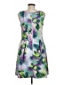 Gabby Skye Tropical Green Cocktail Dress Size 8 - photo 2