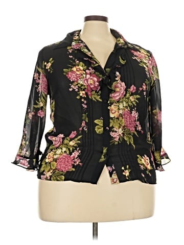 Premier International 3/4 Sleeve Blouse (view 1)