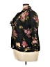 Premier International 100% Polyester Floral Black 3/4 Sleeve Blouse Size 3X - photo 5