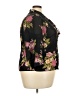 Premier International 100% Polyester Floral Black 3/4 Sleeve Blouse Size 3X - photo 4