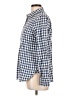 Lauren Jeans Co. Checkered-gingham Blue Long Sleeve Button-Down Shirt Size L - photo 5
