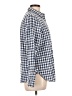 Lauren Jeans Co. Checkered-gingham Blue Long Sleeve Button-Down Shirt Size L - photo 4