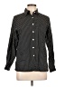 Foxcroft Polka Dots Black Long Sleeve Button-Down Shirt Size 12 (petite) - photo 1