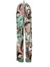 Melissa Paige Paisley Teal Casual Pants Size S - photo 2