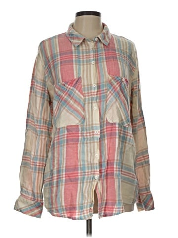 Sanctuary Long Sleeve Button-Down Shirt (view 1)