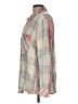 Sanctuary Plaid Tan Long Sleeve Button-Down Shirt Size L - photo 5