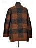 Evolution by Cyrus Plaid Brown Cardigan Size XL - photo 2