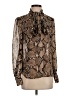 Altuzarra for Target 100% Polyester Animal Print Brown Long Sleeve Blouse Size XS - photo 1