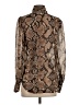 Altuzarra for Target 100% Polyester Animal Print Brown Long Sleeve Blouse Size XS - photo 2