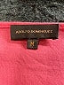 Adolfo Dominguez 100% Polyester Solid Pink Short Sleeve Blouse Size M - photo 7