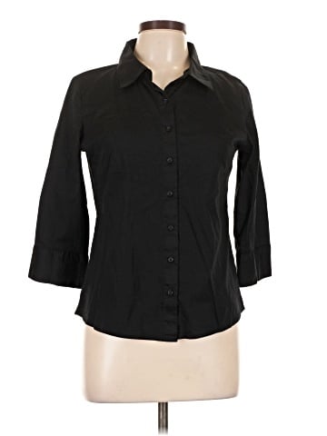 Zenana Outfitters 3/4 Sleeve Button-Down Shirt (view 1)