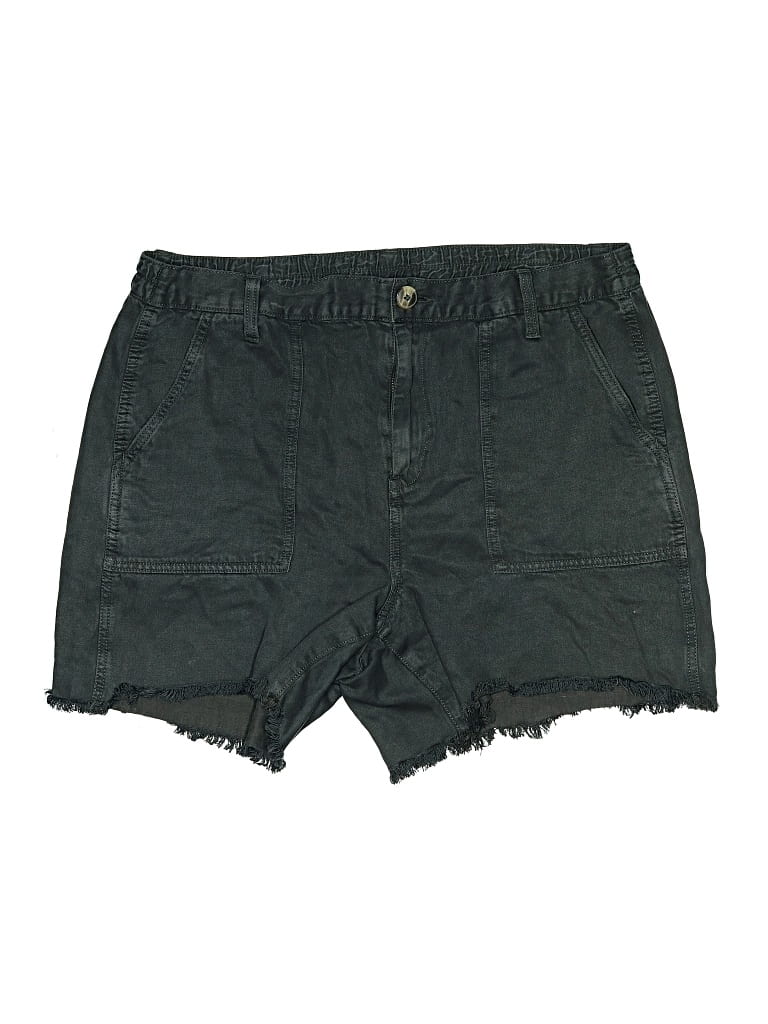 Pre-owned Aerie Denim Shorts In Green