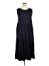 Chico's Solid Black Casual Dress Size XXL (4) - photo 1