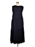 Chico's Solid Black Casual Dress Size XXL (4) - photo 2