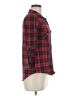 Polly & Esther 100% Polyester Plaid Red 3/4 Sleeve Blouse Size M - photo 4