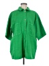 Topshop Green 3/4 Sleeve Button-Down Shirt Size 8 - photo 1