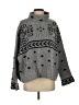 John & Jenn Stars Gray Turtleneck Sweater Size S - photo 1