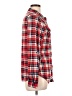 Bella D 100% Polyester Plaid Red Long Sleeve Blouse Size L - photo 4