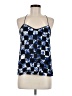 Tibi 100% Silk Blue Sleeveless Silk Top Size 8 - photo 1