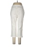 Old Navy 100% Cotton Solid Ivory Casual Pants Size 10 - photo 2