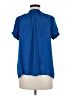 Catherine Malandrino 100% Polyester Blue Short Sleeve Blouse Size M - photo 2