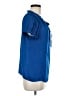 Catherine Malandrino 100% Polyester Blue Short Sleeve Blouse Size M - photo 4