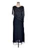 Jkara 100% Polyester Blue Cocktail Dress Size 14 (petite) - photo 1