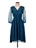 HD in Paris 100% Polyester Blue Cocktail Dress Size 2 - photo 1