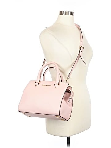 MICHAEL Michael Kors Leather Satchel (view 2)