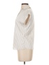 Maison d' Amelie Stripes Ivory Short Sleeve Blouse Size XS - photo 5