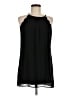 A. Byer 100% Polyester Solid Black Casual Dress Size M - photo 1