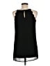 A. Byer 100% Polyester Solid Black Casual Dress Size M - photo 2