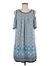 Max Studio Paisley Blue Casual Dress Size M - photo 1