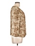 Calypso St. Barth 100% Viscose Floral Graphic Gold Blazer Size Lg (2) - photo 4