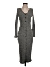 showpo Gray Casual Dress Size 4 - photo 1