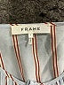 FRAME 100% Silk Stripes Gray Sleeveless Silk Top Size L - photo 7