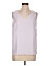 Nine West 100% Polyester Gray Sleeveless Top Size L - photo 1