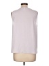 Nine West 100% Polyester Gray Sleeveless Top Size L - photo 2