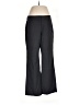 Lands' End Chevron-herringbone Black Dress Pants Size 8 - photo 1