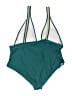 Rose Gal Tropical Green One Piece Swimsuit Size 4X - photo 2