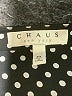 Chaus 100% Polyester Polka Dots Black 3/4 Sleeve Blouse Size 2X - photo 7