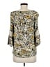 Chenault 100% Rayon Yellow 3/4 Sleeve Blouse Size M - photo 2