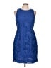 J.Crew 100% Polyester Blue Cocktail Dress Size 10 - photo 1